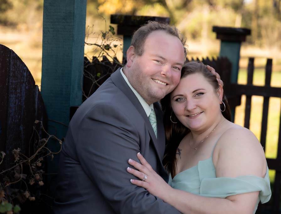 Portrait of a man and a woman happy, full of joy.